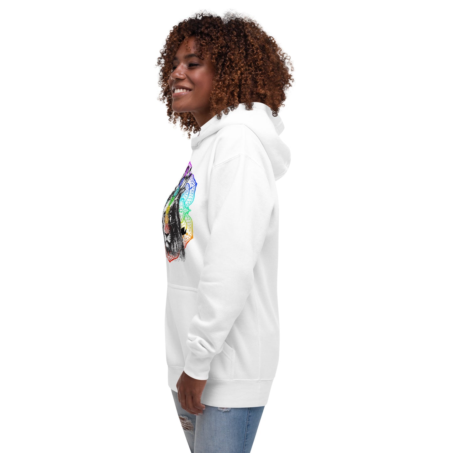 Chakra Lion Lotus Hoodie