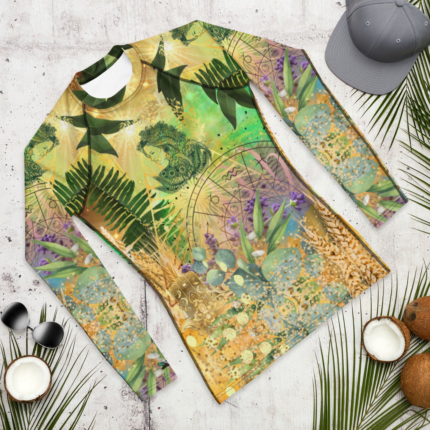 Zodiac Collection - Virgo - Long Sleeve Shirt - All over Print - Abstract Art - Spiritual Art