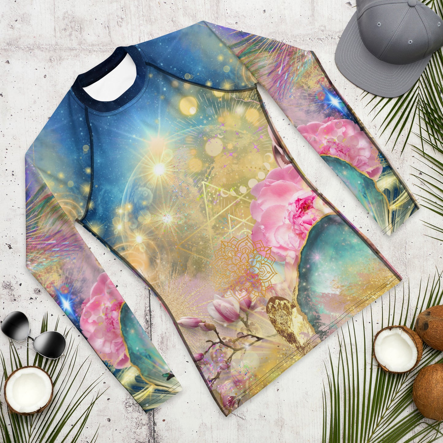 Devine Soul Alignment Long Sleeve Shirt - All over Print - Abstract Art - Spiritual Art