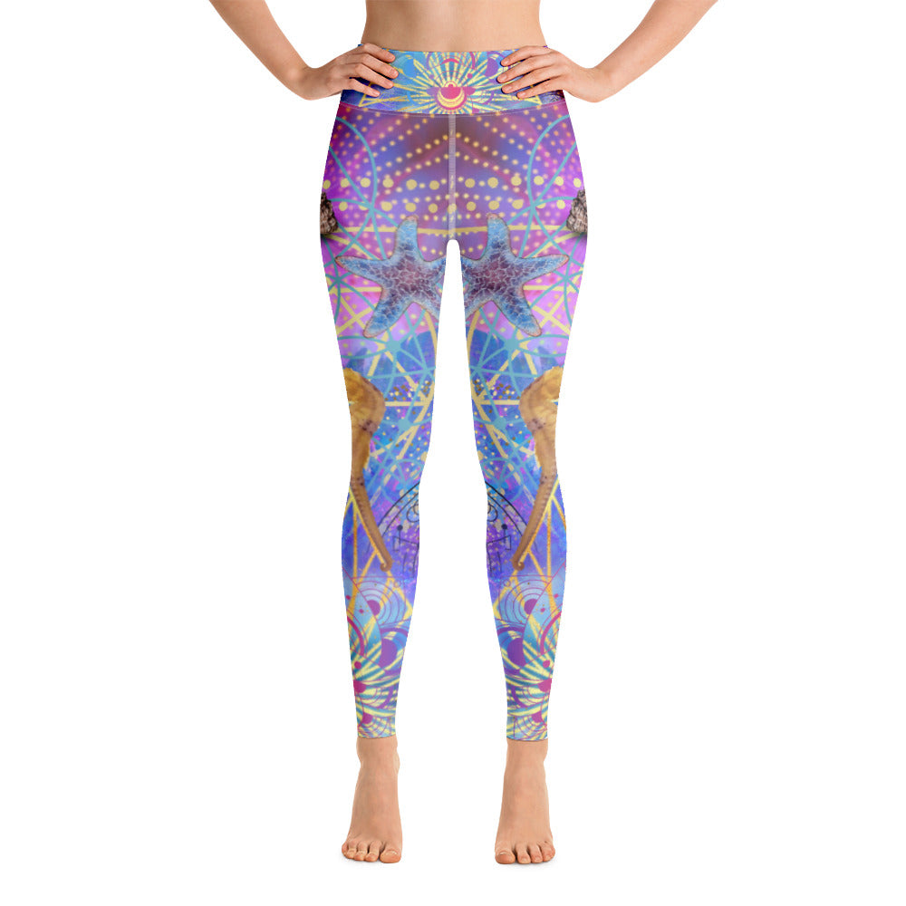 Twin Flame Duality Sea LEGGINGS