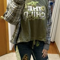 Custom Upcycled “Frankenstein” Shirt