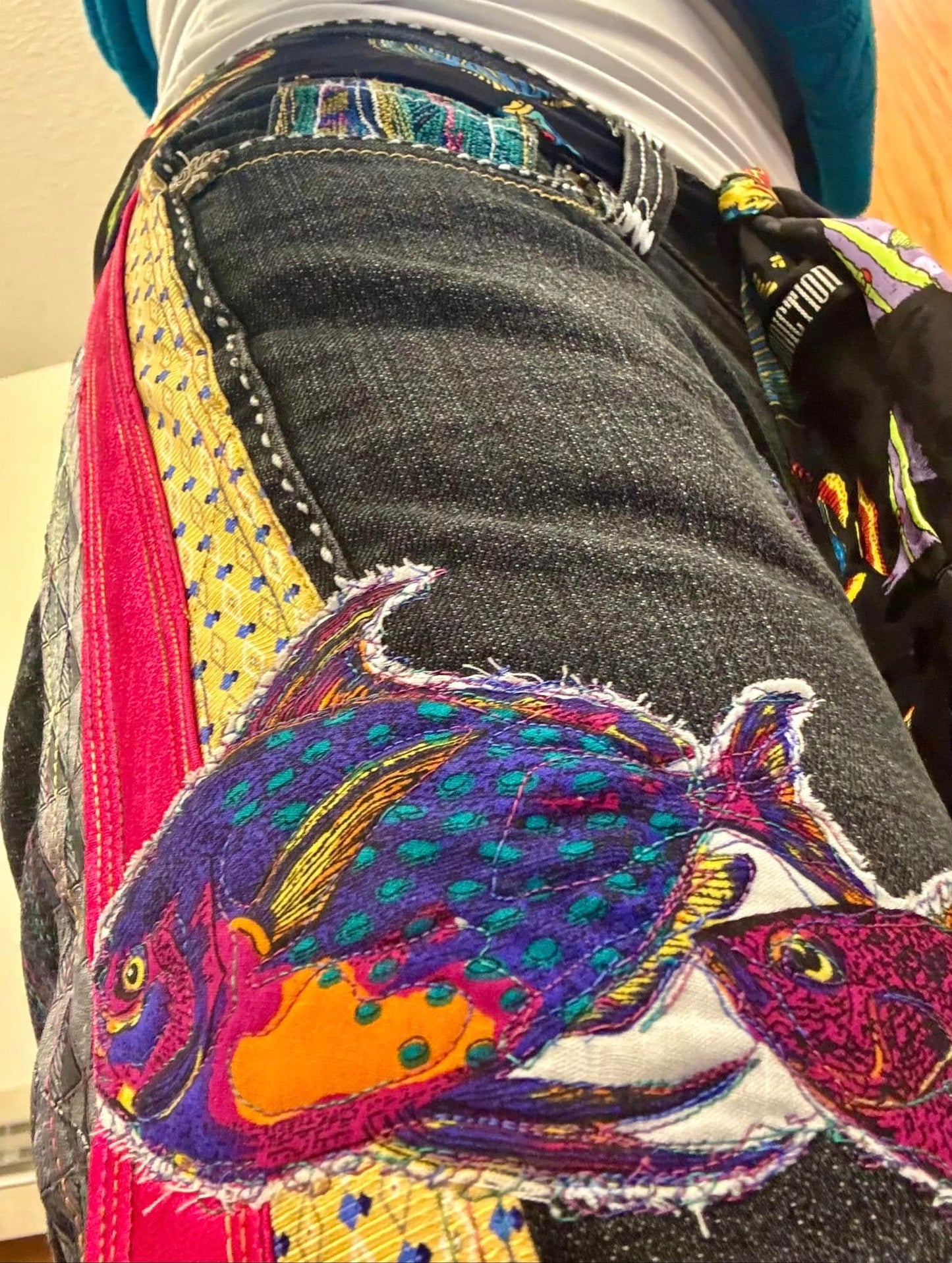 Custom Upcycled Jeans