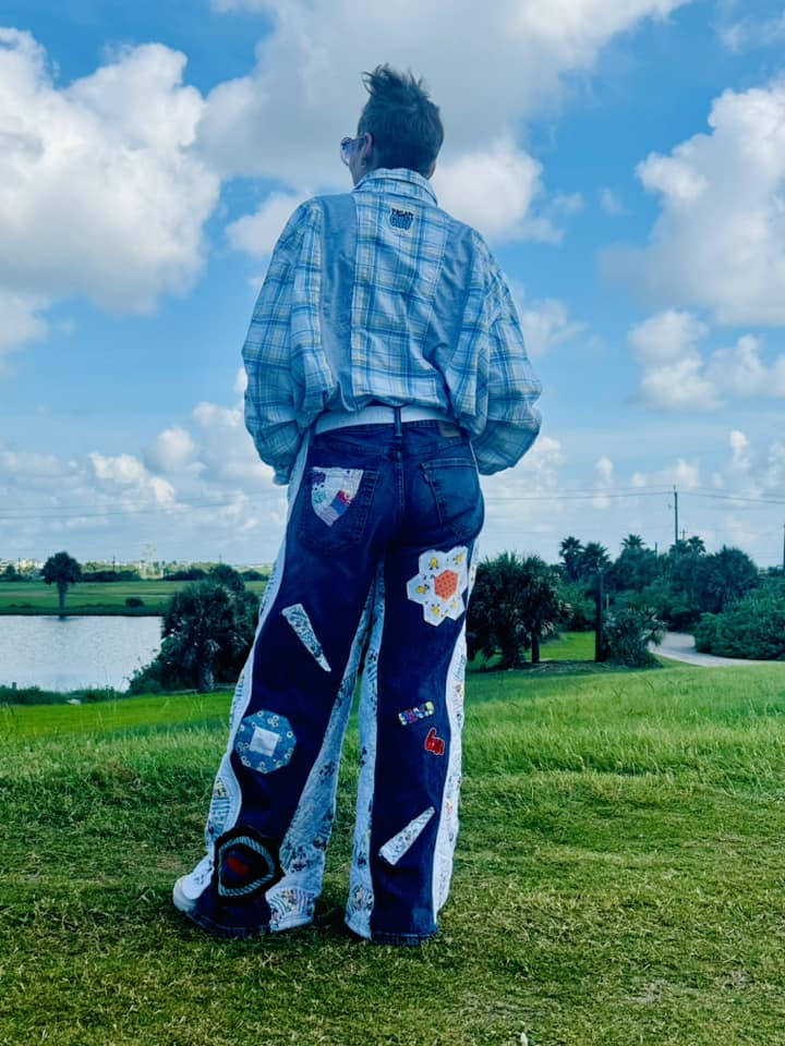 Custom Upcycled Jeans