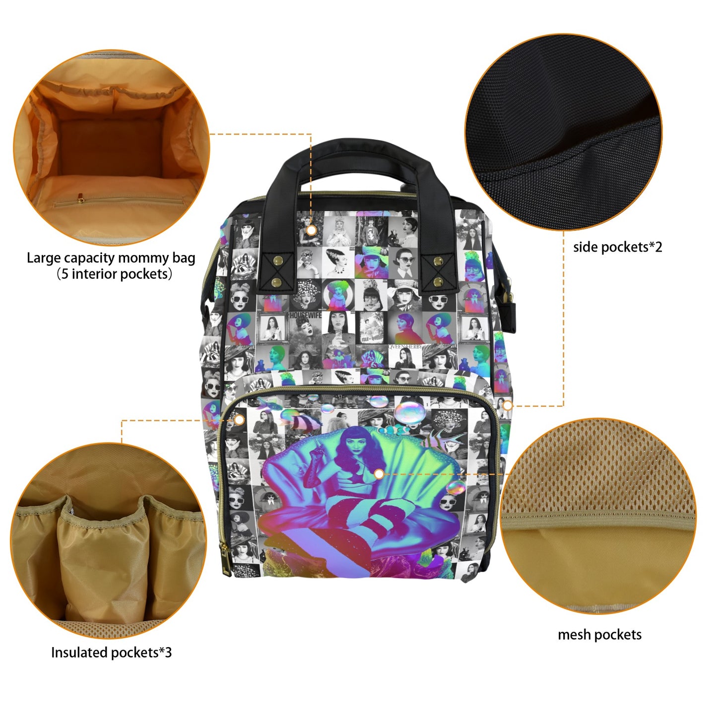 Qveen Herby Isle of Qveen Backpack
