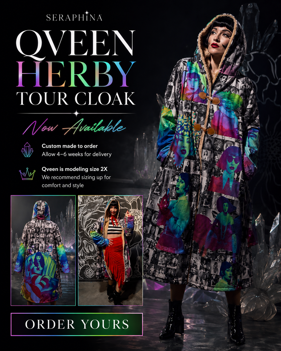 Qveen Herby Tour Cloak - Isle of Qveen