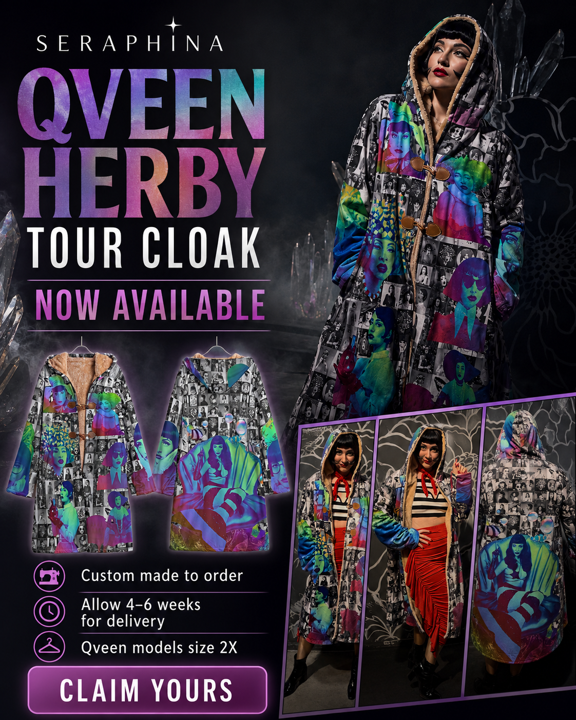 Qveen Herby Tour Cloak - Isle of Qveen
