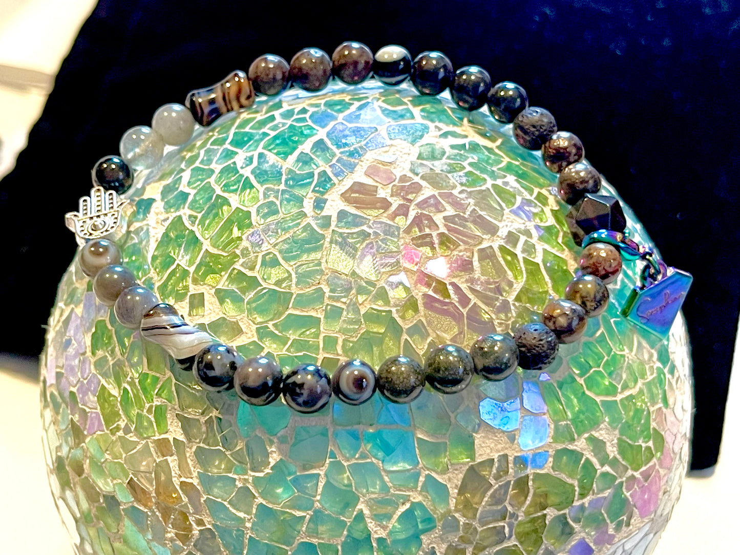 Custom Crystal Bead Bracelet - Choose Size, Quality, and Frequency Codes