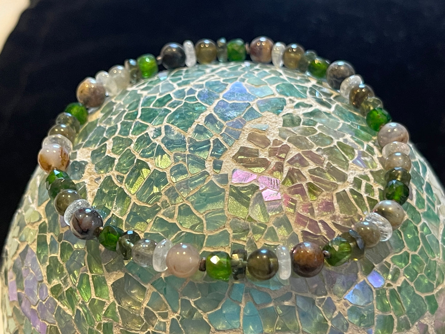 Custom Crystal Bead Bracelet - Choose Size, Quality, and Frequency Codes