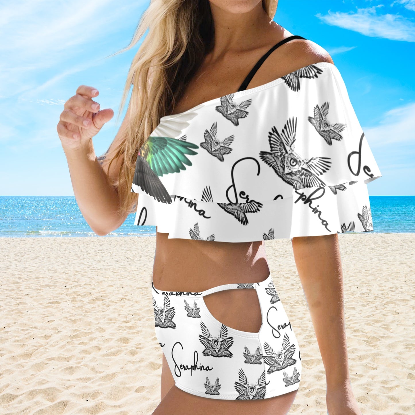 Designed-For-You RUFFLE SWIM