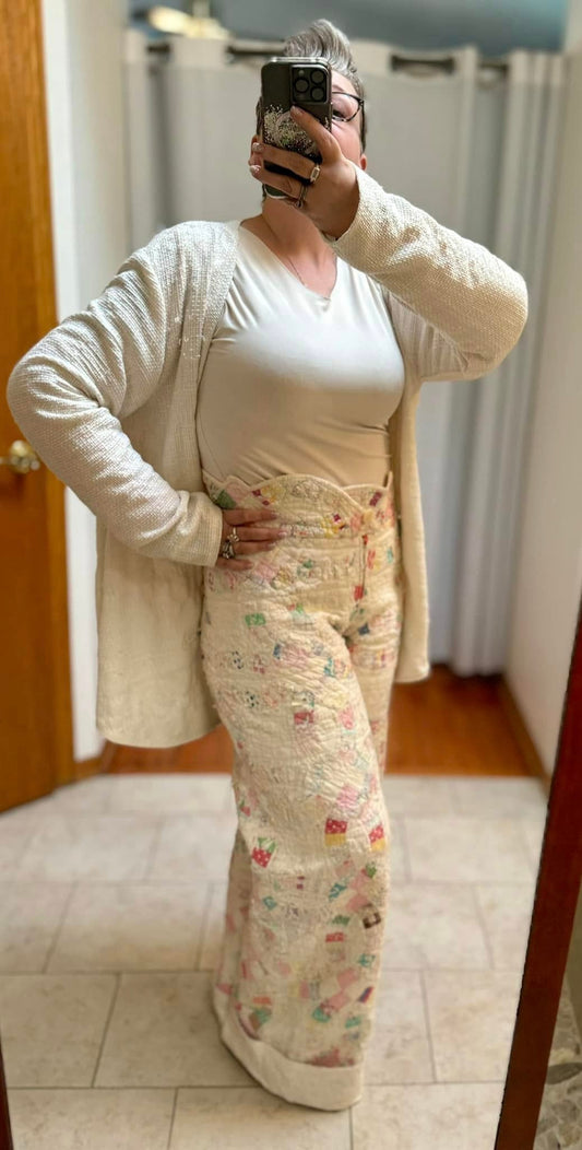 CUSTOM UPCYCLED QUILT PANTS