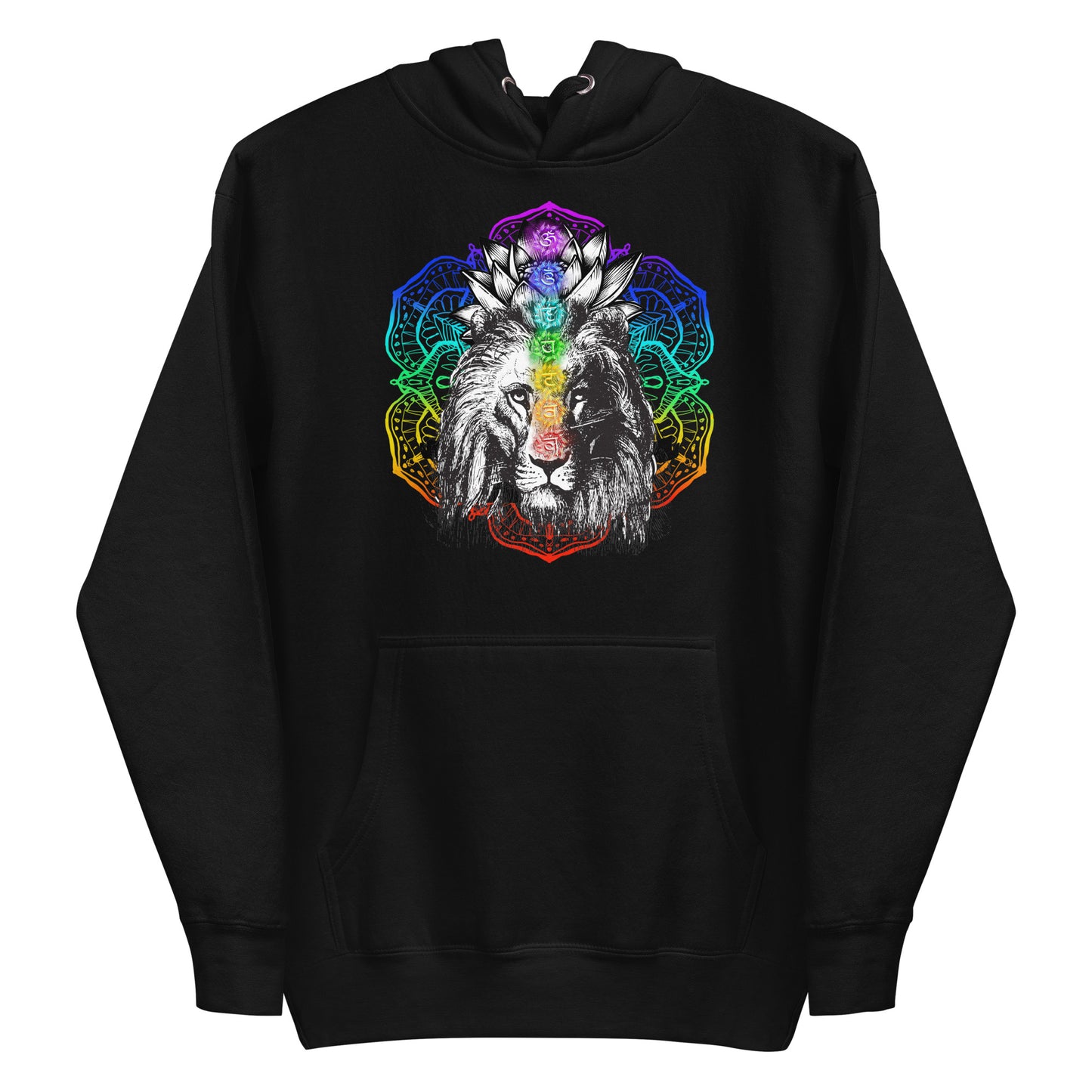 Chakra Lion Lotus Hoodie