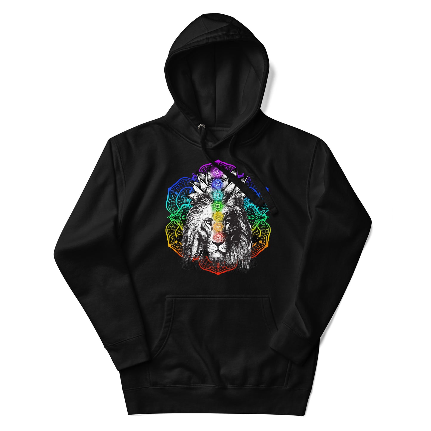Chakra Lion Lotus Hoodie