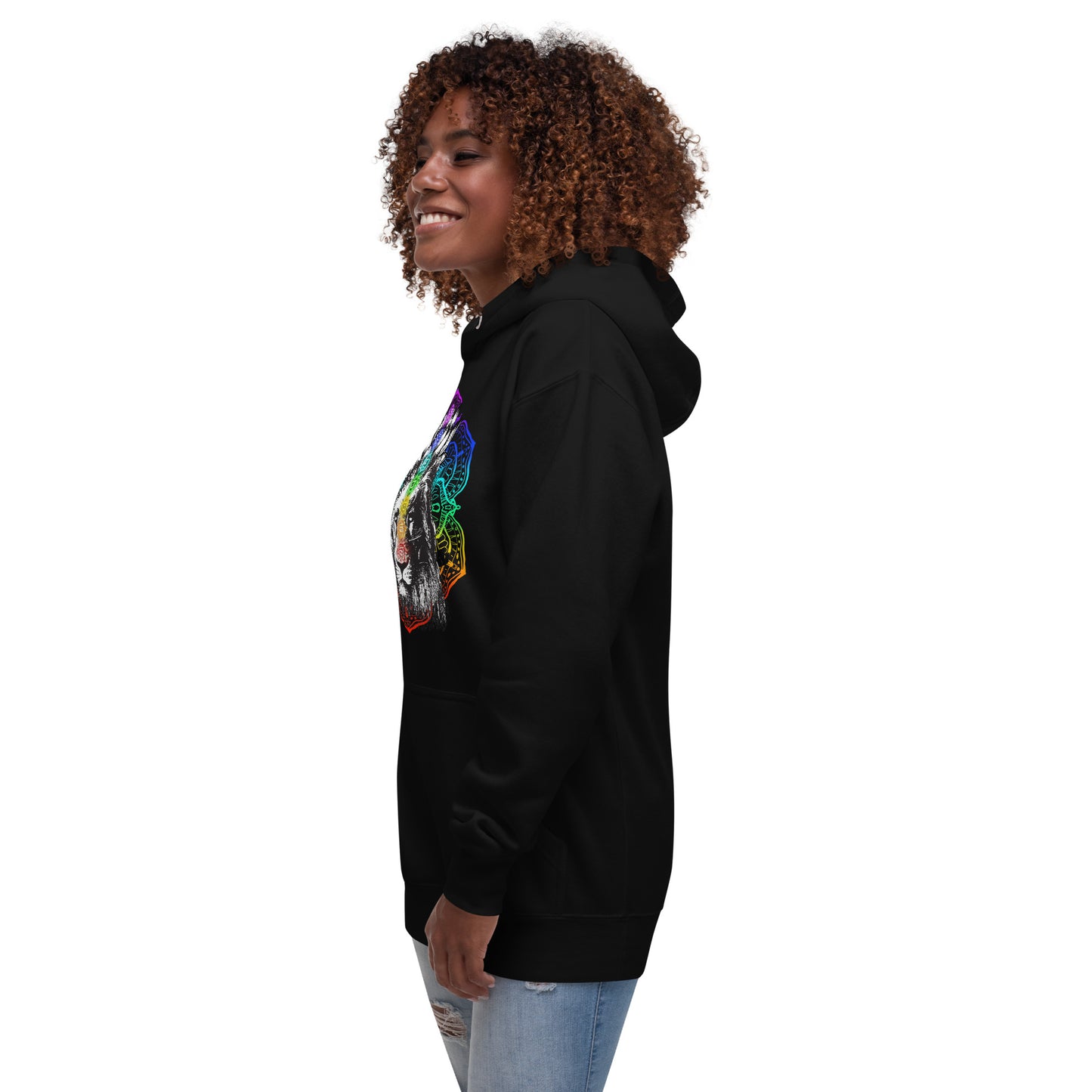 Chakra Lion Lotus Hoodie