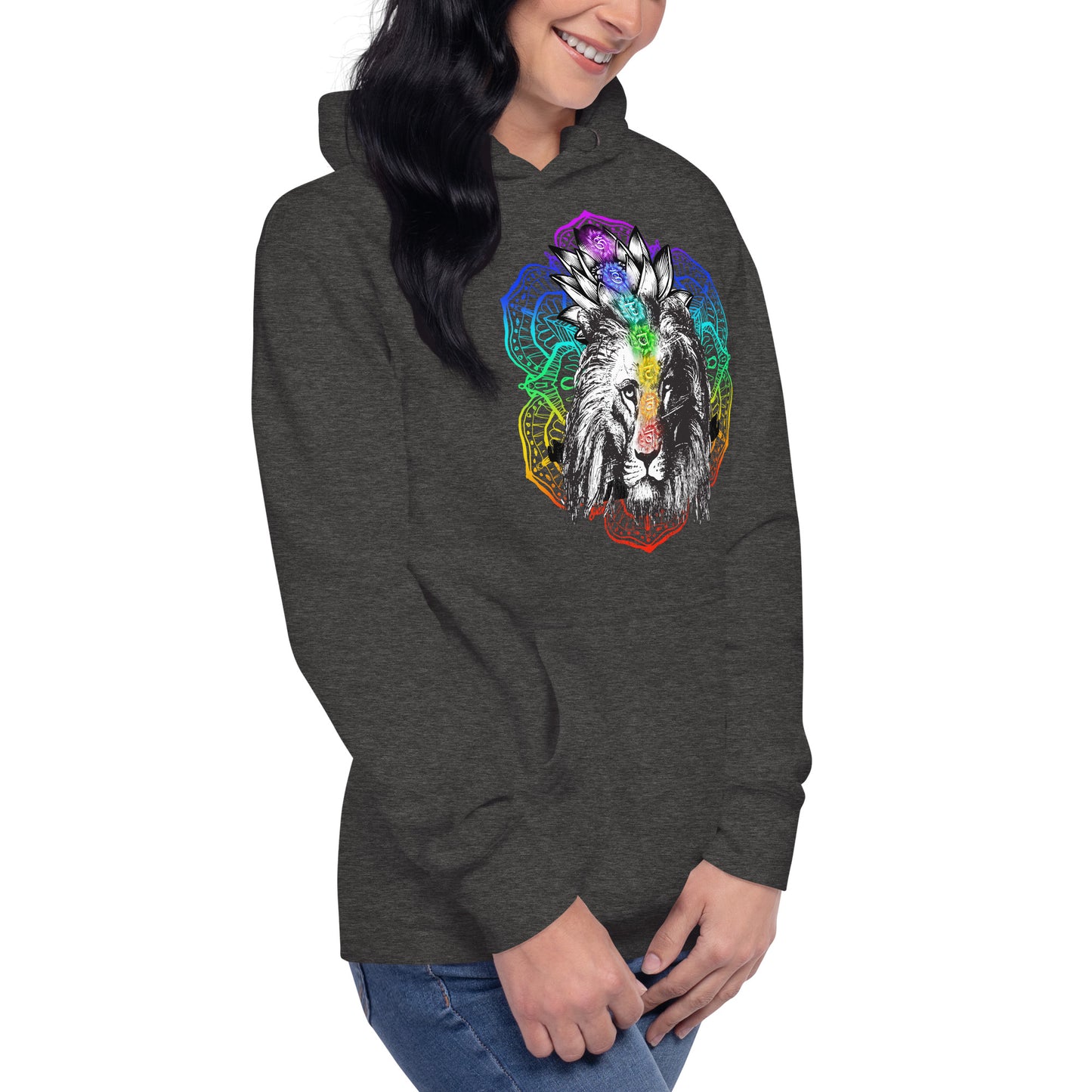 Chakra Lion Lotus Hoodie