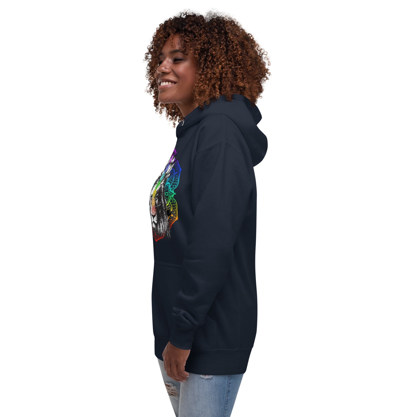 Chakra Lion Lotus Hoodie