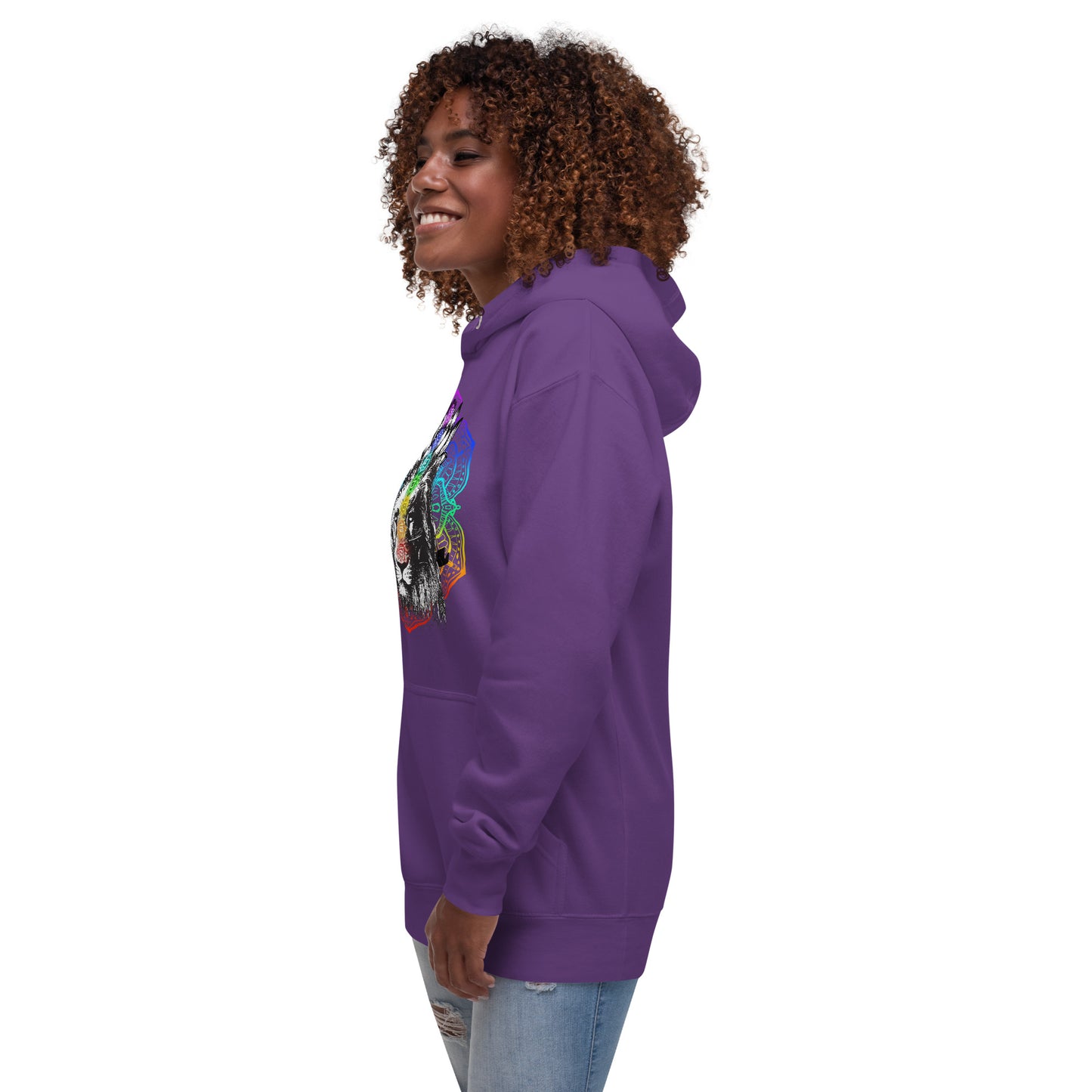 Chakra Lion Lotus Hoodie