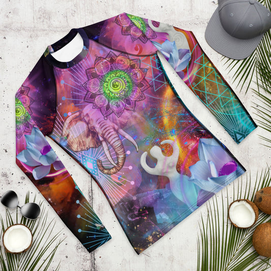 Sacred Lotus Womens Long Sleeve Shirt Unisex Sizing