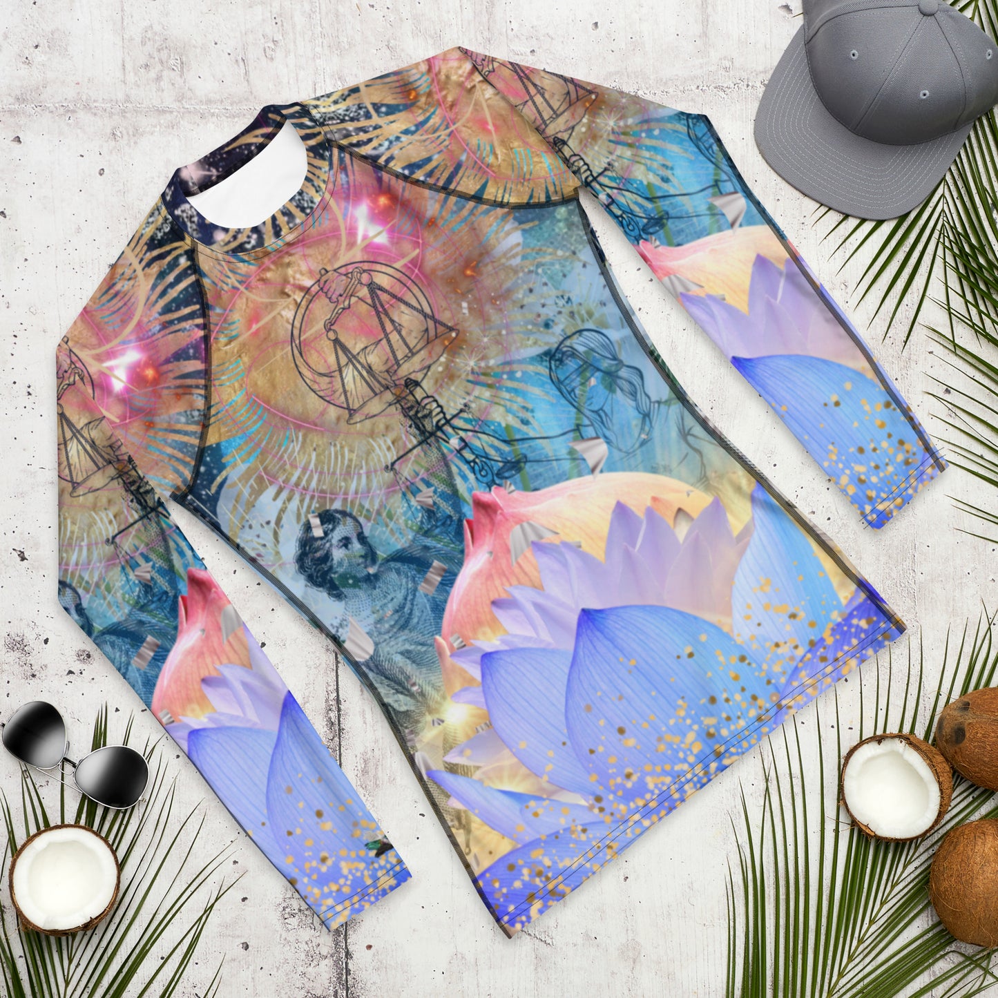 Zodiac Collection - Libra - Long Sleeve Shirt - All over Print - Abstract Art - Spiritual Art