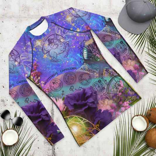 Zodiac Collection - Sagittarius - Long Sleeve Shirt - All over Print - Abstract Art - Spiritual Art