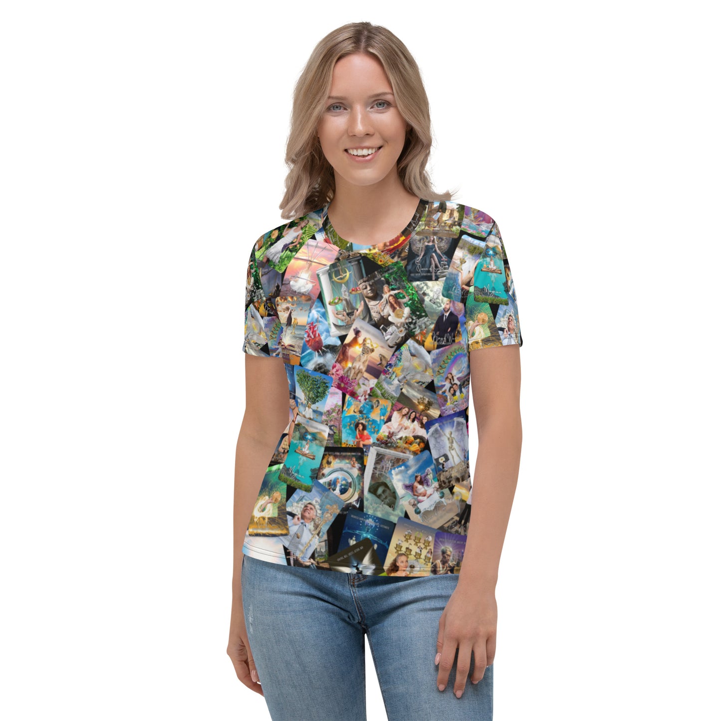 Modern Oracle Tarot - Womens All over Print Tee T-Shirt