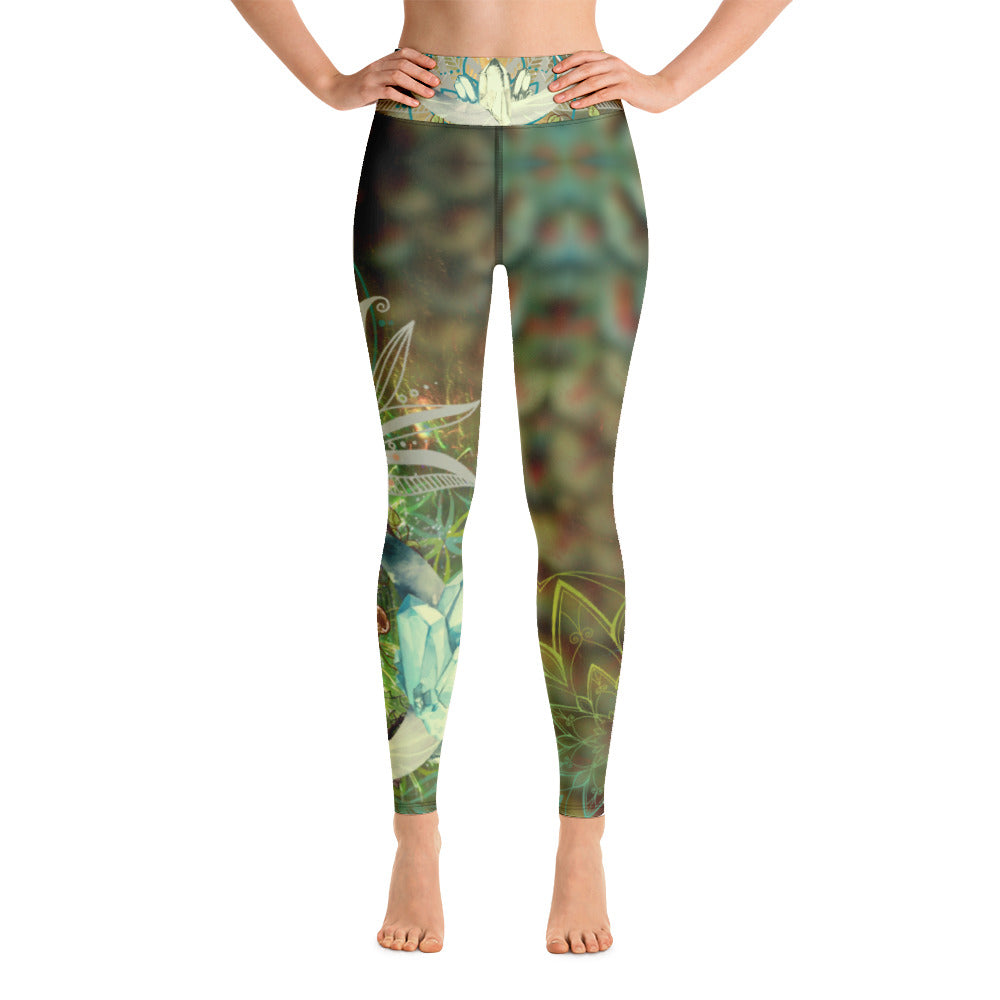 Geode Flower Of Life LEGGINGS